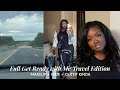 CHAOTIC FULL GRWM | MAKEUP , HAIR , TRAVEL OUTFIT