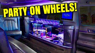 WHATS INSIDE THIS LIMOUSINE? (PARTY ON WHEELS!)
