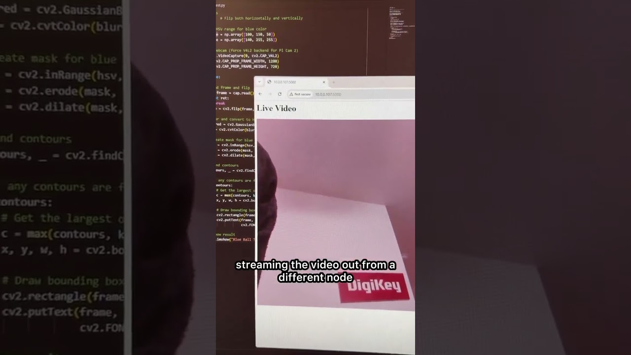 ROS Robot Sees BLUE! 🟦 OpenCV Blob Tracking in Action 