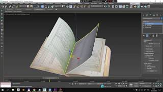 Открывающаяся книга в 3ds max