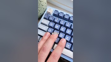 This Keyboard is BUBBLE HEAVEN.