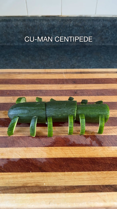 Cu-man Centipede #cucumber #human #humancentipede #recipe