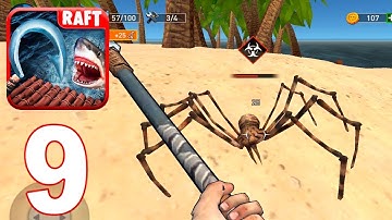 Ocean Nomad - Raft Survival - Walkthrough Gameplay Part 9 - Survival (Android Ios)