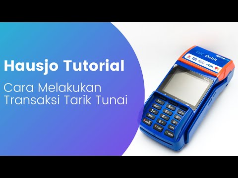 Hausjo Tutorial: Cara Transkasi Tarik Tunai Di Mesin Edc Pax D210