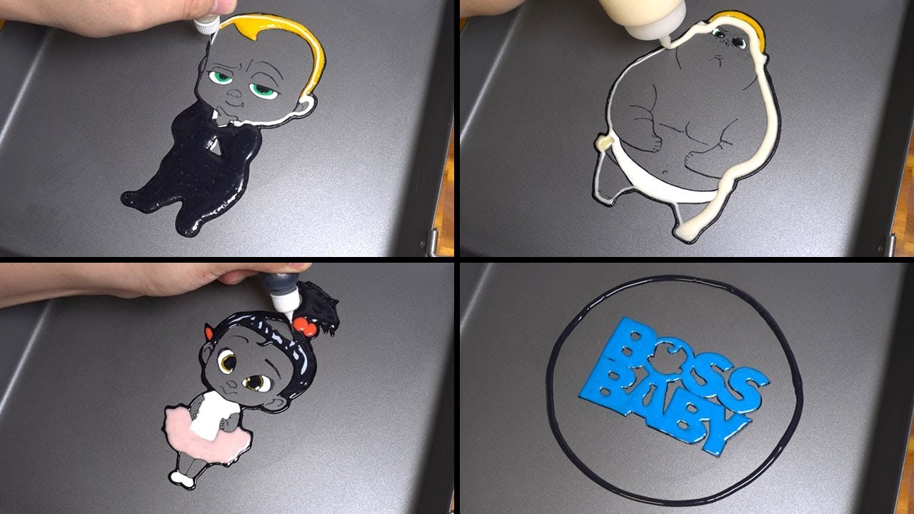 Boss Baby Pancake Art Theodore Lindsey Templeton Staci Jimbo Logo boss-baby-pancake-art-theodore-lindsey-templeton-staci-jimbo-logo