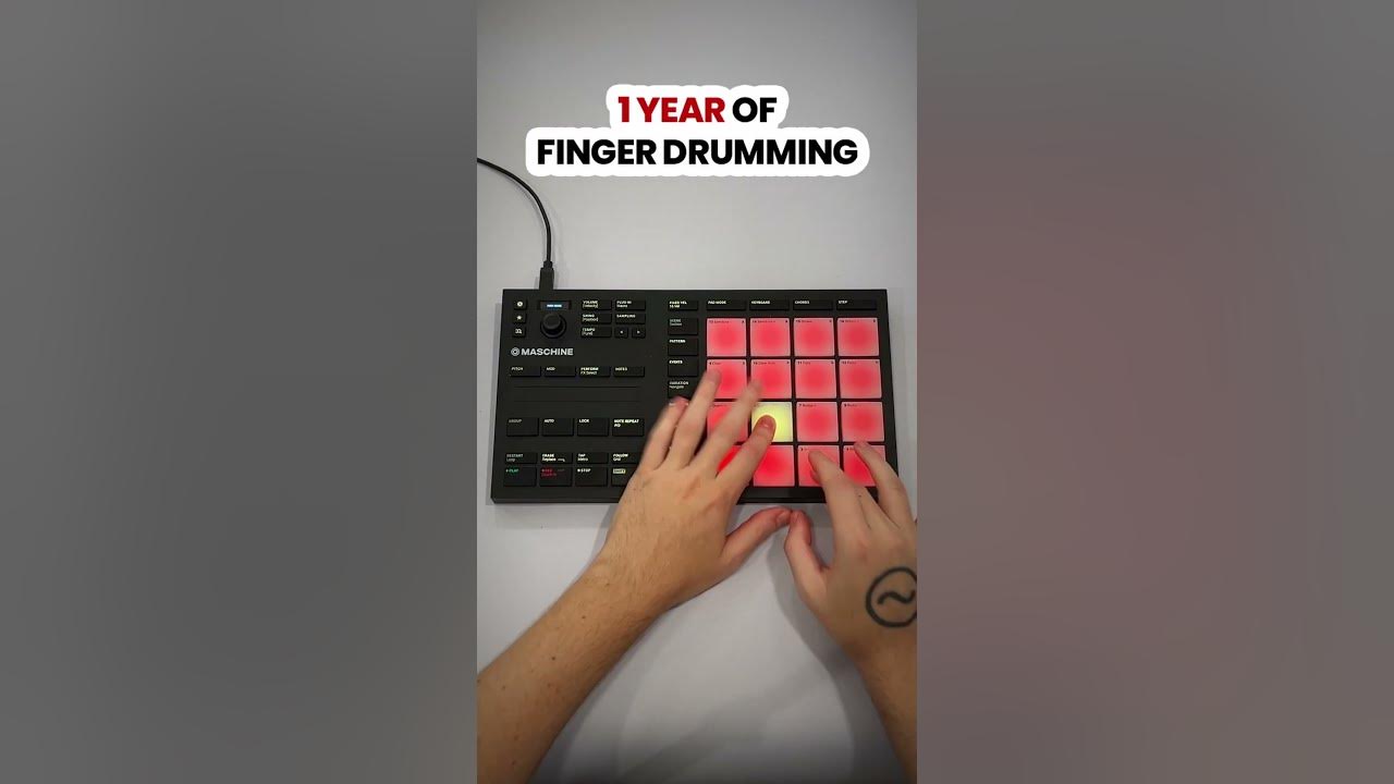 1 Day vs. 10 Years of Finger Drumming