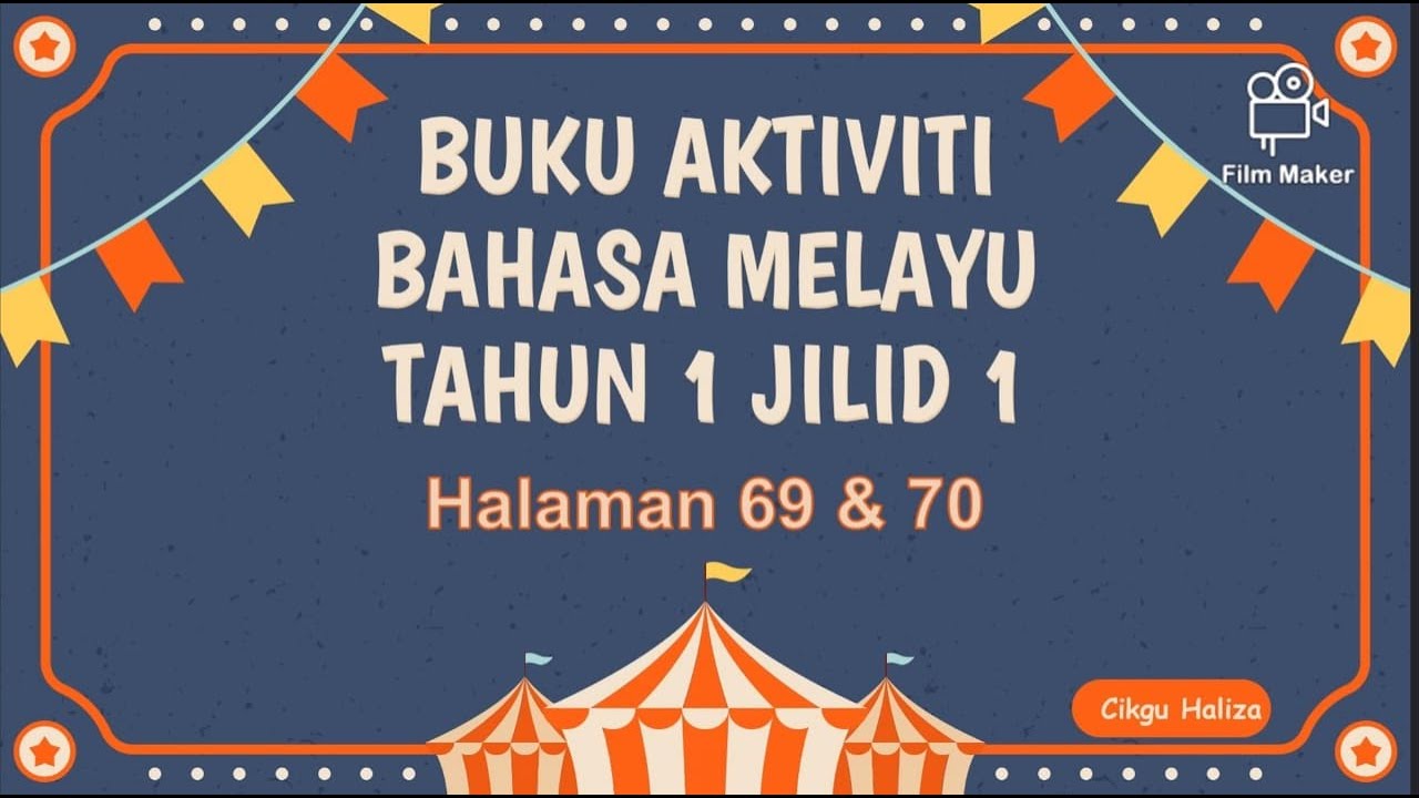Buku Aktiviti Bm Tahun 1 Jilid 1 Halaman 69 70 Youtube