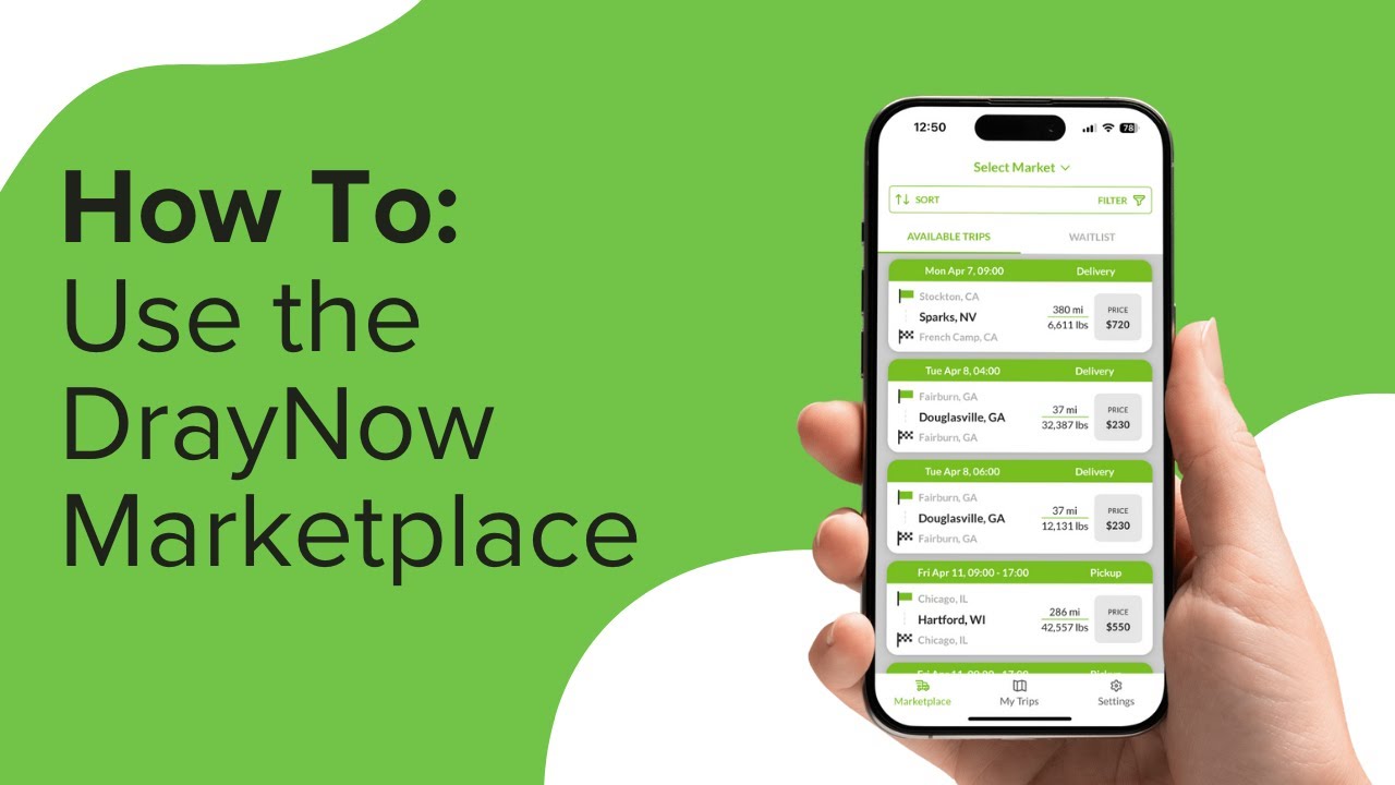 Explore the DrayNow Marketplace | Intermodal Freight Made Easy
