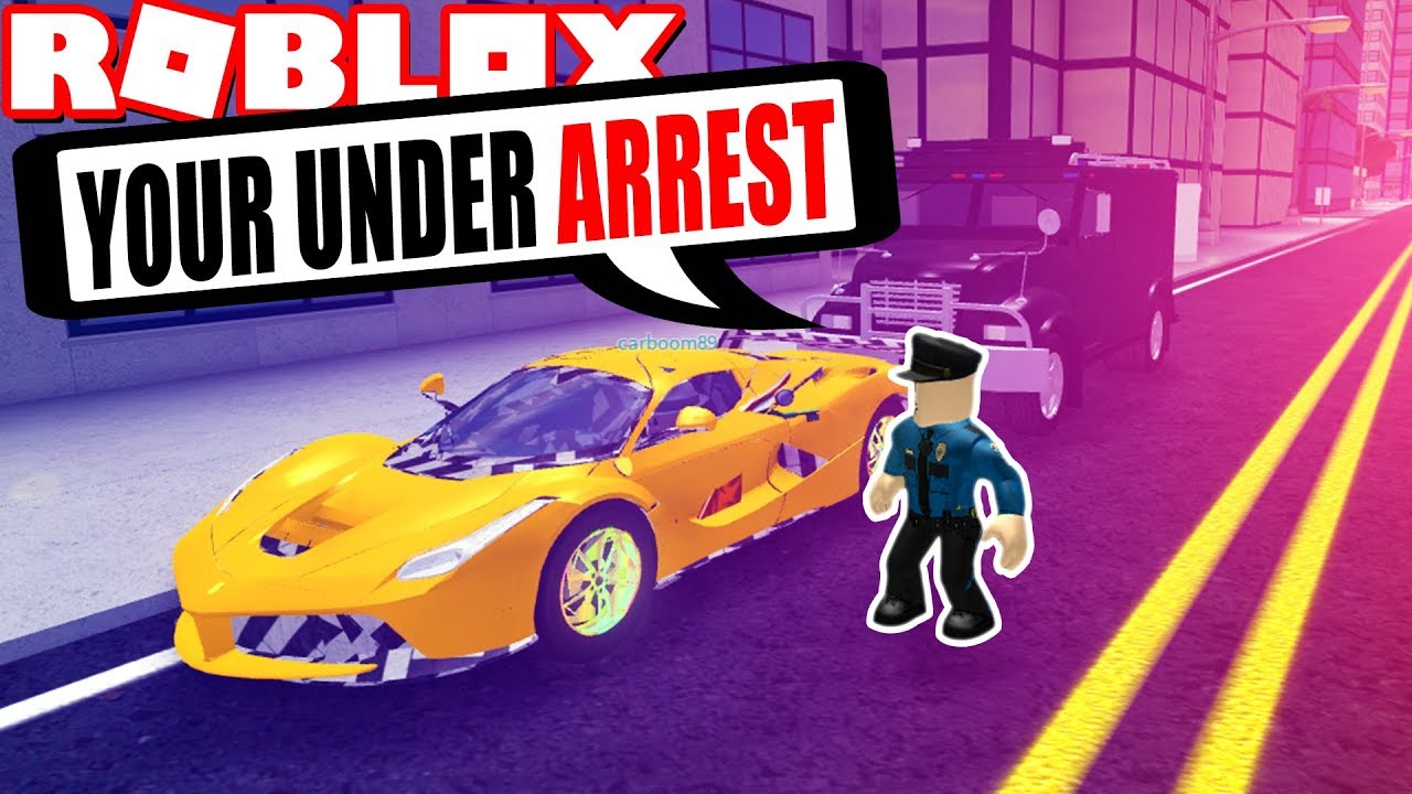 Trolling As The Police In Vehicle Simulator Arrested Roblox