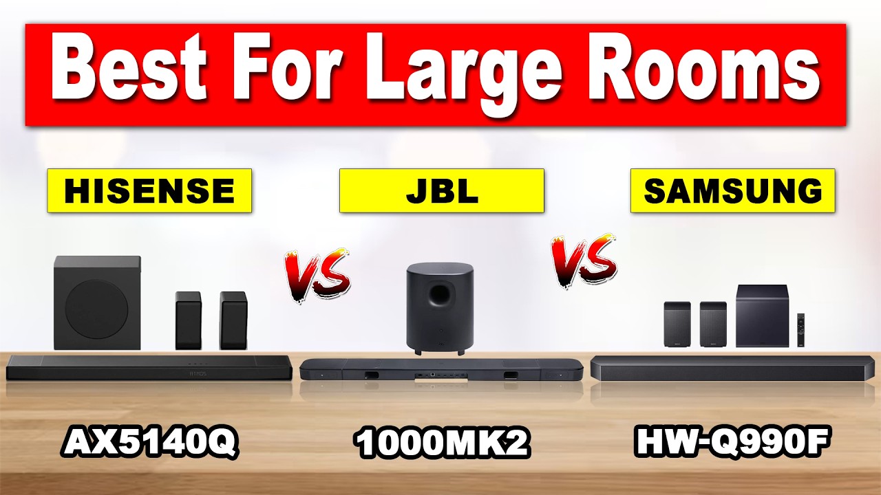 Hisense AX5140Q vs JBL Bar 1000MK2 vs Samsung HW Q990F | Full