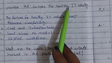 Class 8th || Geography || Ch- 5 , Industries