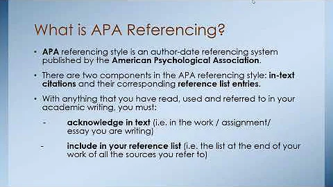 APA citation & referencing for beginners
