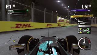 F1 2015 Video 13: Singapore GP 100% Full Race
