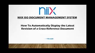 How To Automatically Display the Latest Revision of a Cross-Reference Document
