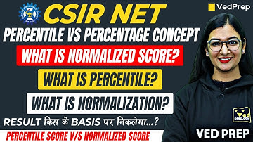 CSIR NET: Percentile Score V/s Normalized Score | CSIR NET Dec 2024 Result | Ved Prep Biology