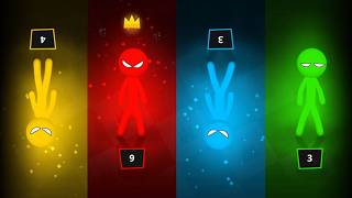 Stickman Party Gameplay - CRAZY CHAOS! 🍕 Pizza Time, 👻 Ghost Attack & ❄️ Snow Brawl! screenshot 1