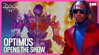 Nick and Optimus Open The Show | Season 11 | The Masked Singer
