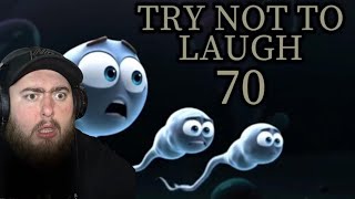 Try not to laugh CHALLENGE 70 - by AdikTheOne | Reaction!