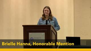 Brielle Hanna, Honorable Mention, From Gove County. #speech #contest #kansas #kacd #agriculture by Kansas Association of Conservation Districts KACD 8 views 5 months ago 9 minutes, 1 second