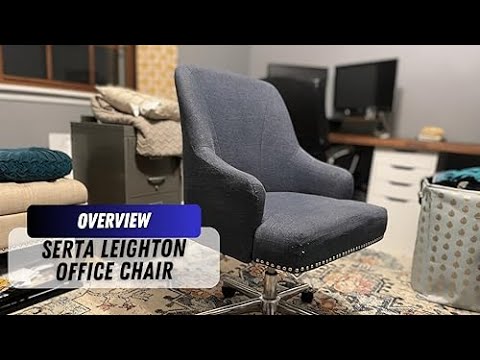 Style Leighton Home Office Chair Gray - Serta