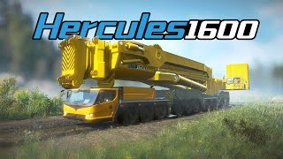 Hercules1600 all-terrain crane - SnowRunner | Mod