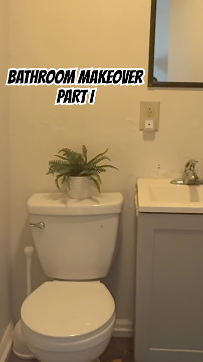 BATHROOM MAKEOVER PART 1