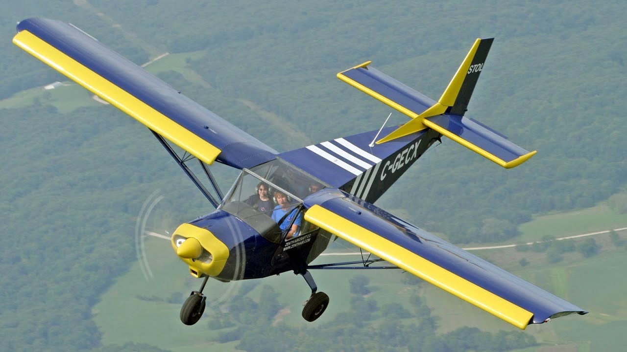 STOL CH 801 aircraft agricultural crop duster - YouTube