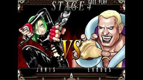 Fighting Layer (Arcade) Playthrough as Janis Luciani