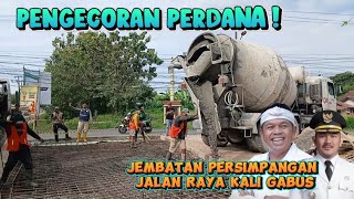 Download Lagu EERSTE GIETING VAN DE GABUS HIGHWAY INTERSECTION BRIDGE #kaligabus MP3