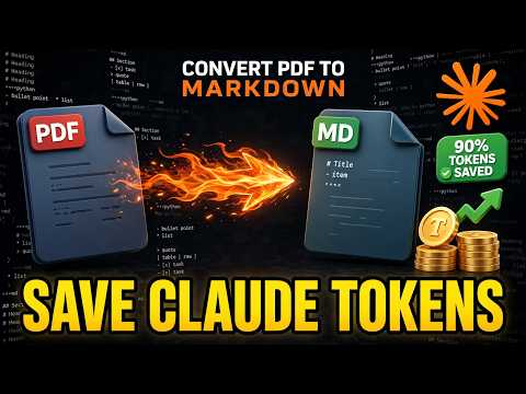 How to Convert PDF to Markdown and Save Claude Tokens