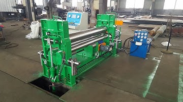 Hydraulic 3- Roller Rolling Machine W11S-10X2000  roller bending machine from KRRASS