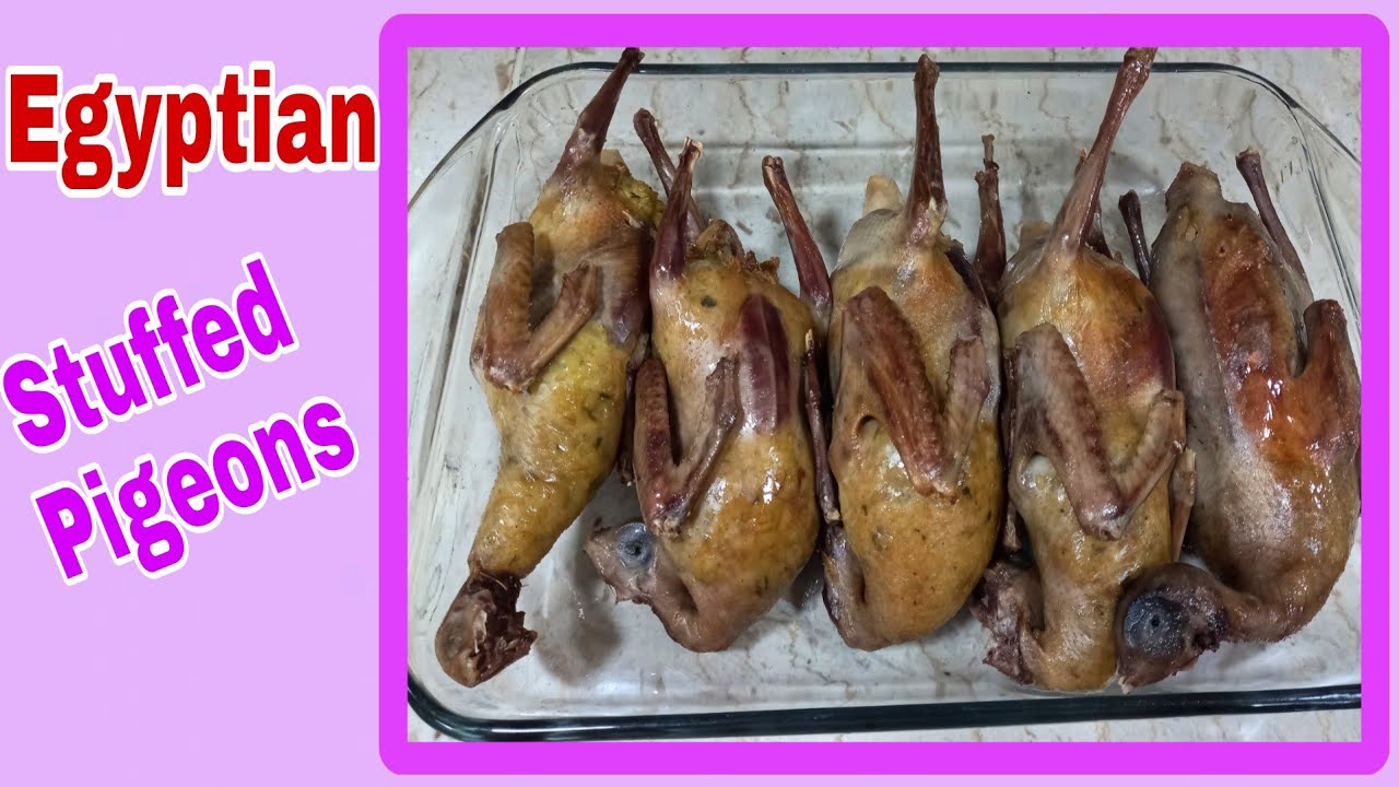 Stuffed Pigeons (Egyptian Hamam Mashi) howtocook YouTube
