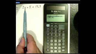 TI 30XPro Yhtalon ratkaisu 01