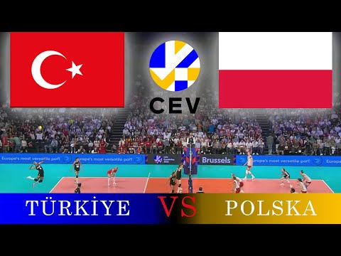 Re-Edited TÜRKİYE VS POLSKA CEV Women's European Volleyball Championship Highlights