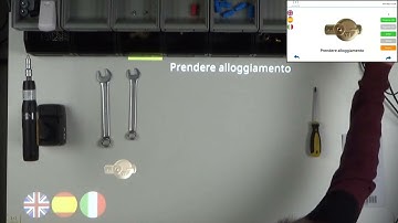 Arkite light-guided assembly system with digital instructions and multiple language options.