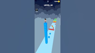 cube stacker surfer 3D game play for android and iOS