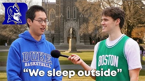 Asking Duke Students If They Ever Sleep