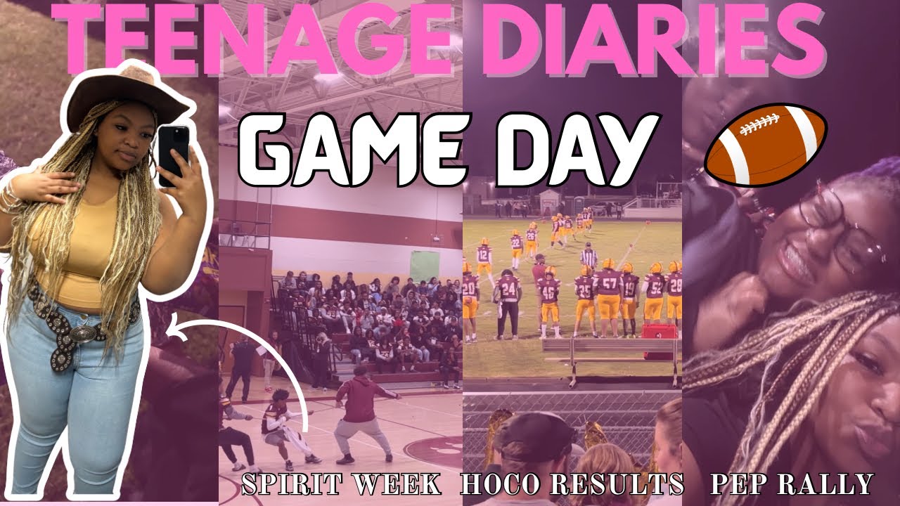 TEENAGE DIARIES ★ | game day | pep rally | homecoming 