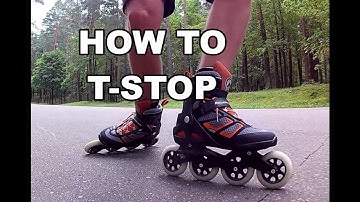 How to T-STOP on Inline Skates | ROLLERBLADE BASICS EP 1