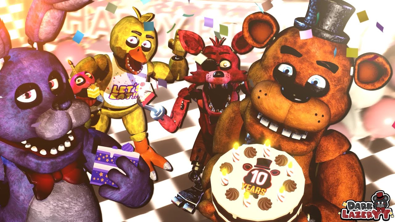 (Blender/FNaF) 10 Year Anniversary 