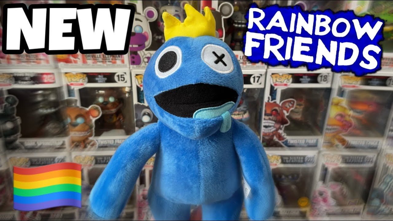 Rainbow Friends Plush: Rainbow Blue! 