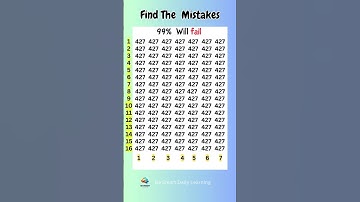 "Can You Spot the Mistake? 🔍 Test Your Observation Skills!" #shorts #observationskills #games