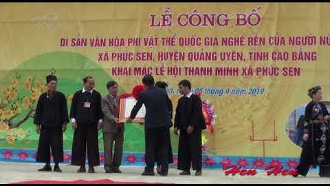 Nghề Rèn Phúc Sen đón bằng công nhận Di sản Văn hóa phi vật thể