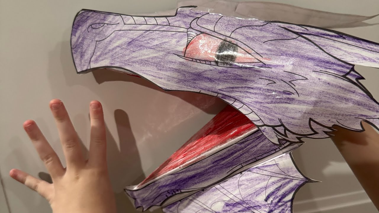How to make a DRAGON Puppet 🐲😁 - YouTube