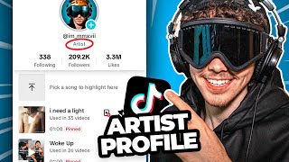 How to Get a TikTok Artist Profile