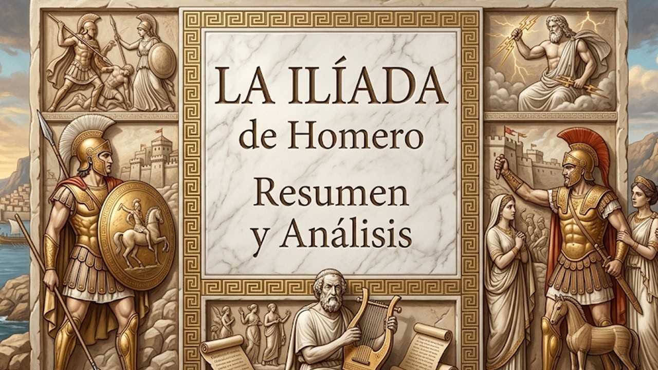 Libro "La Iliada" de Homero (RESUMEN) - YouTube