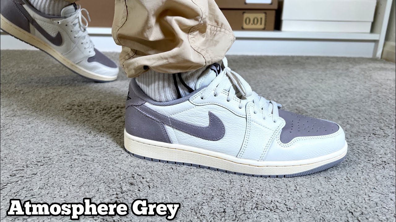How Are These NOT Sold Out Yet??? AJ1 Low Atmosphere Grey, How To Style and  Review - YouTube