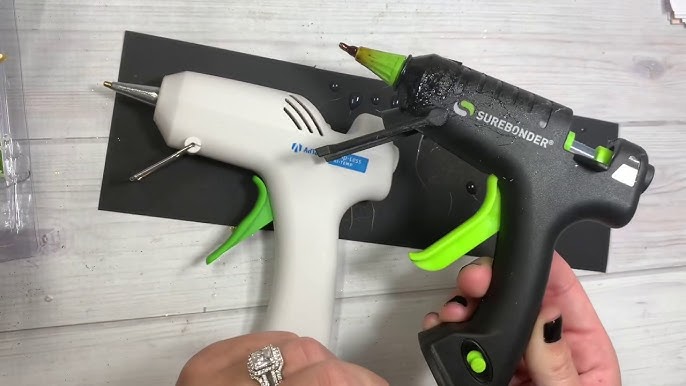 WORKPRO Cordless Hot Melt Glue Gun 7.2V Rechargeable Preheating