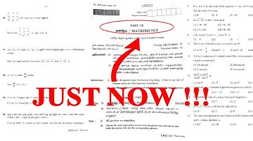 Public Exam  Question Paper- 2023 | 11th Mathematics|Original Question Paper Pattern |Model Question