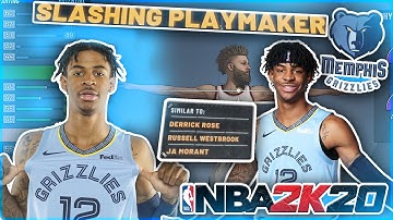HOW TO BUILD JA MORANT IN NBA2K20 | Most Athletic Iso Guard Build In The Game!!